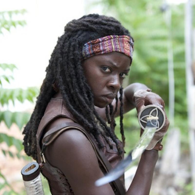 Illustration for article titled Here’s an exclusive picture of Michonne from The Walking Dead that tells us nothing new about The Walking Dead